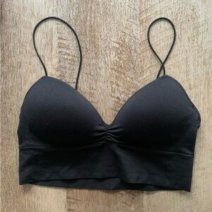 Black bralette bra top